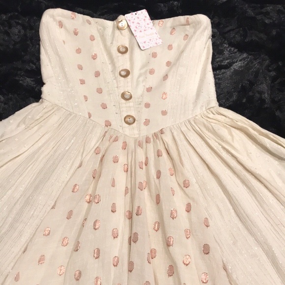 SALE. Free People Amanda Midi Dress.100% Cotton. M - Picture 4 of 8